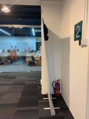 Slant Pull up banner