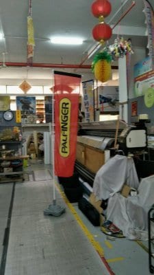 3m water base flagpole