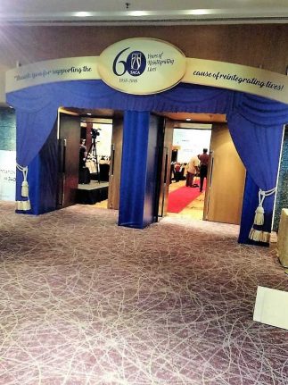 backdrop printing for Door Entrance