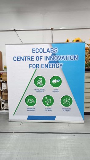 2 x 2m Pull up banner for ECOLABS