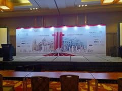 stage backdrop printing