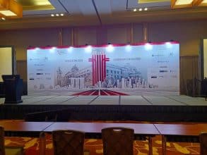 stage backdrop printing