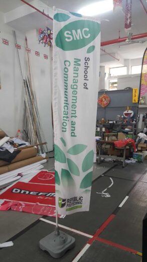 3m outdoor water based flagpole