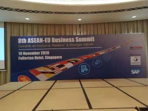 8th Asean Business summit event backdrop printing