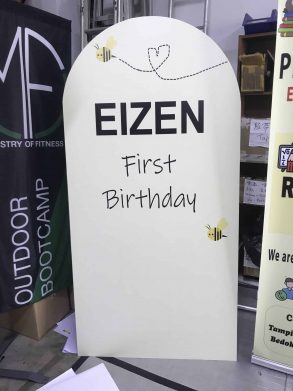 Birthday Foamboard backdrop