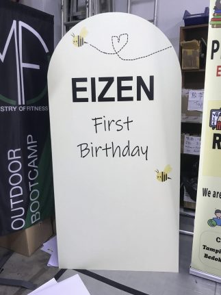 Birthday Foam board backdrop