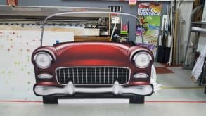 Die Cut Foam Board - Car