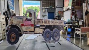 Die Cut Foam Board - Lorry Truck