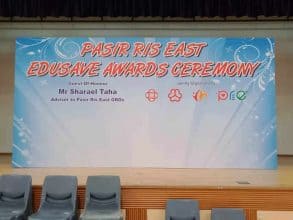 Edusave Awards Ceremony stage backdrop