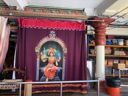 Fabric Banner for indian temple