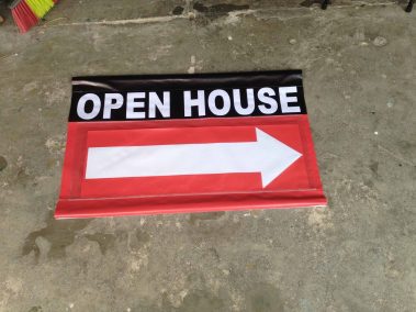 real estate banner printing for open house