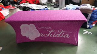 Spandex table cover