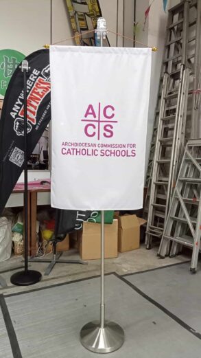 Podium banner