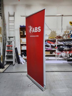 double sided Pull up banner for ABS