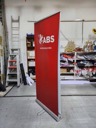 double sided Pull up banner for ABS