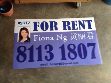 real estate banner printing