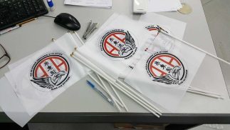 Custom Hand Waving Flags