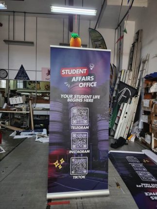 Double sided Pull up banner