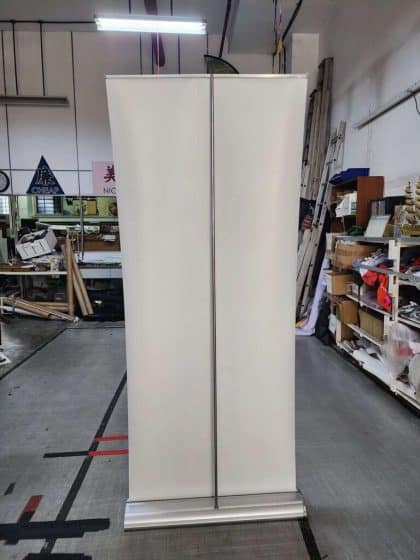 Luxury Pull up banner - back view