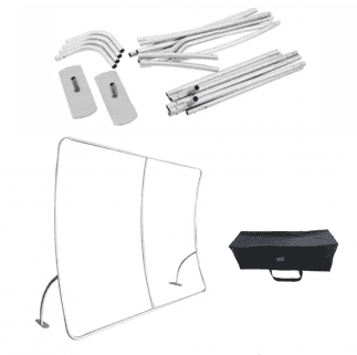 Tension Fabric Backdrop in U Shape