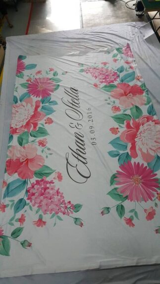 wedding banner.