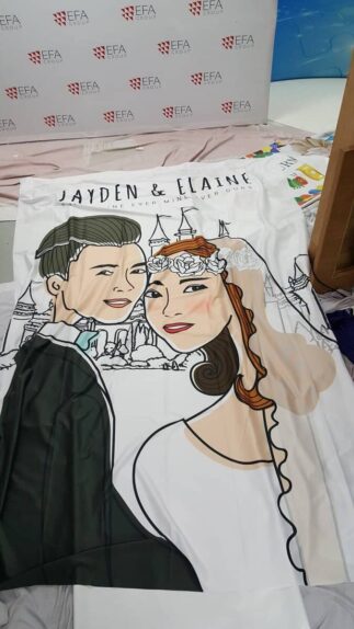 wedding banner.