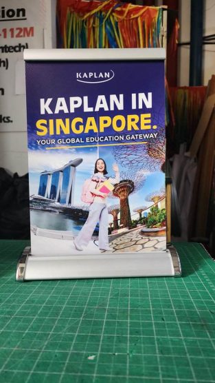 A4 size mini roll up banner