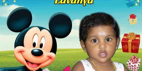 Mickey Mouse Birthday Banner Singapore