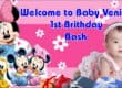 banner printing for Mickey Mouse Birthday Banner