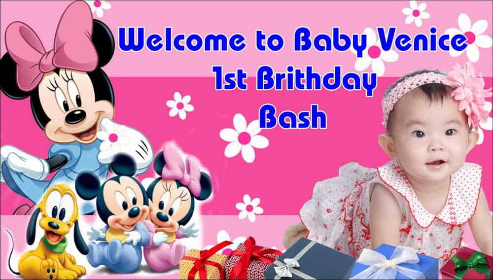 Mickey Mouse Birthday Banner 14 -