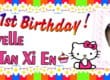 Hello Kitty Birthday Banner Singapore