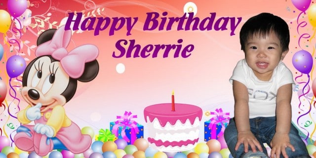 Mickey Mouse Birthday Banner Singapore