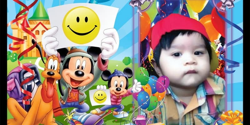 Mickey Mouse Birthday Banner Singapore