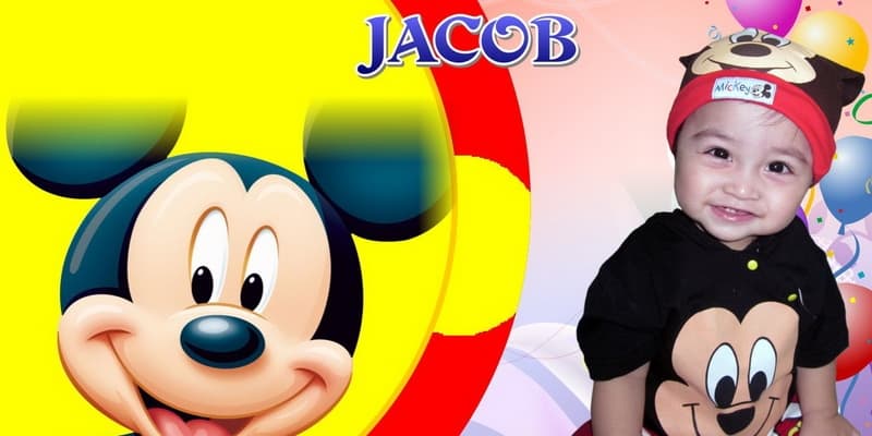 Mickey Mouse Birthday Banner Singapore