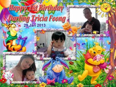 Winnie the Pooh Birthday Banner Singapore