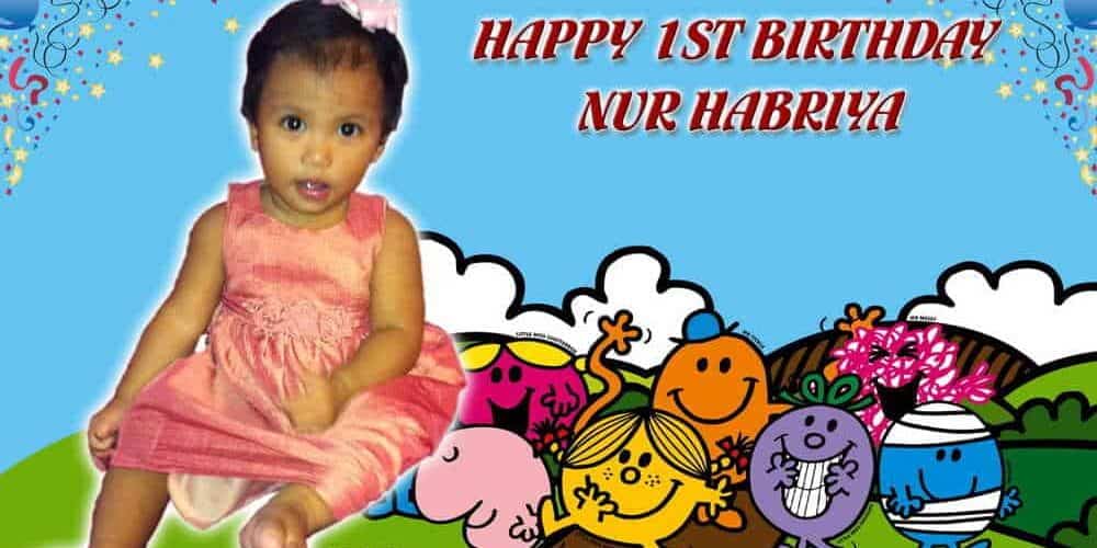 1st Birthday Banner Singapore