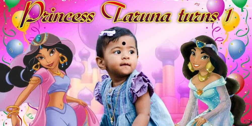 Disney Princess Birthday Banner