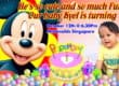 Mickey Mouse Birthday Banner Singapore
