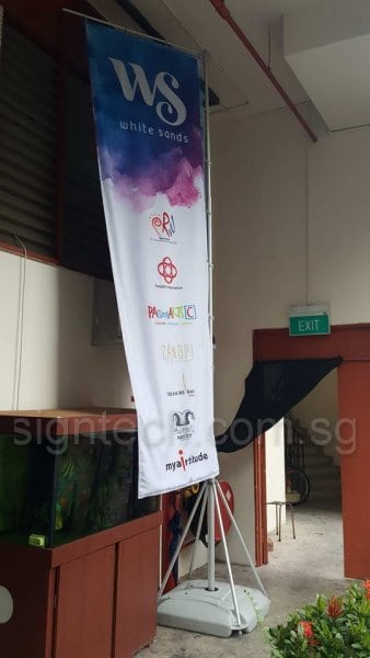 5m water base Flag Pole