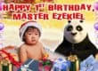 KUNGFU PANDA 1ST BIRTHDAY BANNNER SINGAPORE