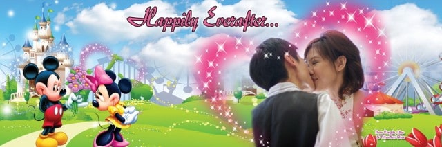 Mickey Mouse Wedding Banner Singapore