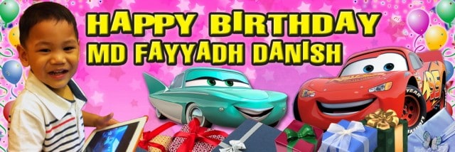 Thomas & Friends Birthday Banner Singapore