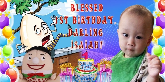 Happy Birthday Banner Singapore