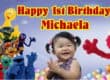 banner printing for Sesame Street Birthday Banner