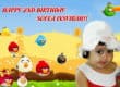banner printing for Angry Bird Birthday Banner