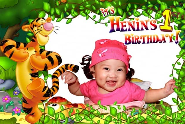 banner printing for Winnie the Pooh 6 x 4ft