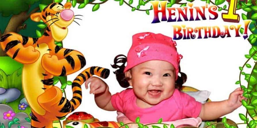 banner printing for Winnie the Pooh 6 x 4ft