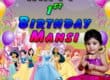 banner printing for Disney Princess Birthday Banner