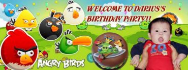 Angry Bird Birthday Banner Singapore