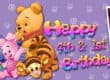 Winnie the Pooh Birthday Banner Singapore